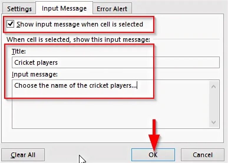 Message input. Message input Box.