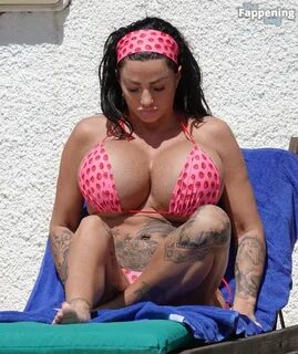 British glamour model Katie Price puts on a seductive display