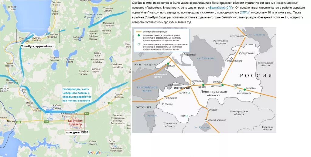 Купить газ в ленинградской области