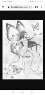 Pin by Ana María on Tatuajes femeninos Fairy drawings, Fantasy drawings, An...