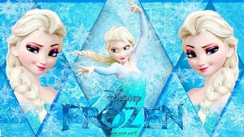 Elsa Images In Blue Background HD Frozen Wallpapers HD Wallpapers.