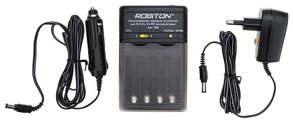 Зарядное устройство robiton smart. Бл-100-1 балласт. robiton smart s100, арт. 2025.