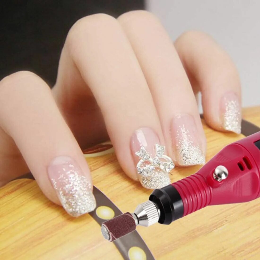 Electric Nail Art Drill Manicure. Профессиональный маникюр. Машинка для ногтей. Проффесиональный маник. Ручка для фрезы маникюр