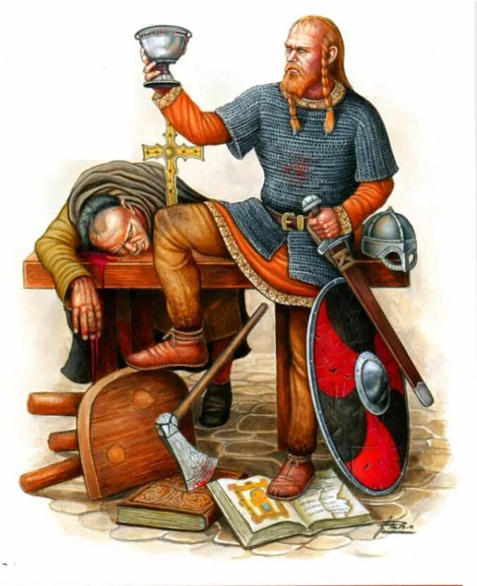 Викинги нападение. Нападение викингов на монастырь Линдисфарн. Монастырь Линдисфарн Викинги. Линдисфарн 793 нападение викингов. Набег викингов на Линдисфарн.