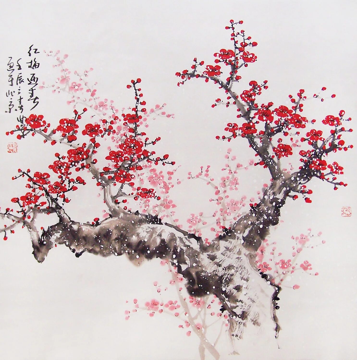 Картина цветущая сакура. Цветущая сакура живопись. Энкаустика сакура. Art blossom. Сакура рисунок.