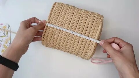 Сумки из шнура крючком