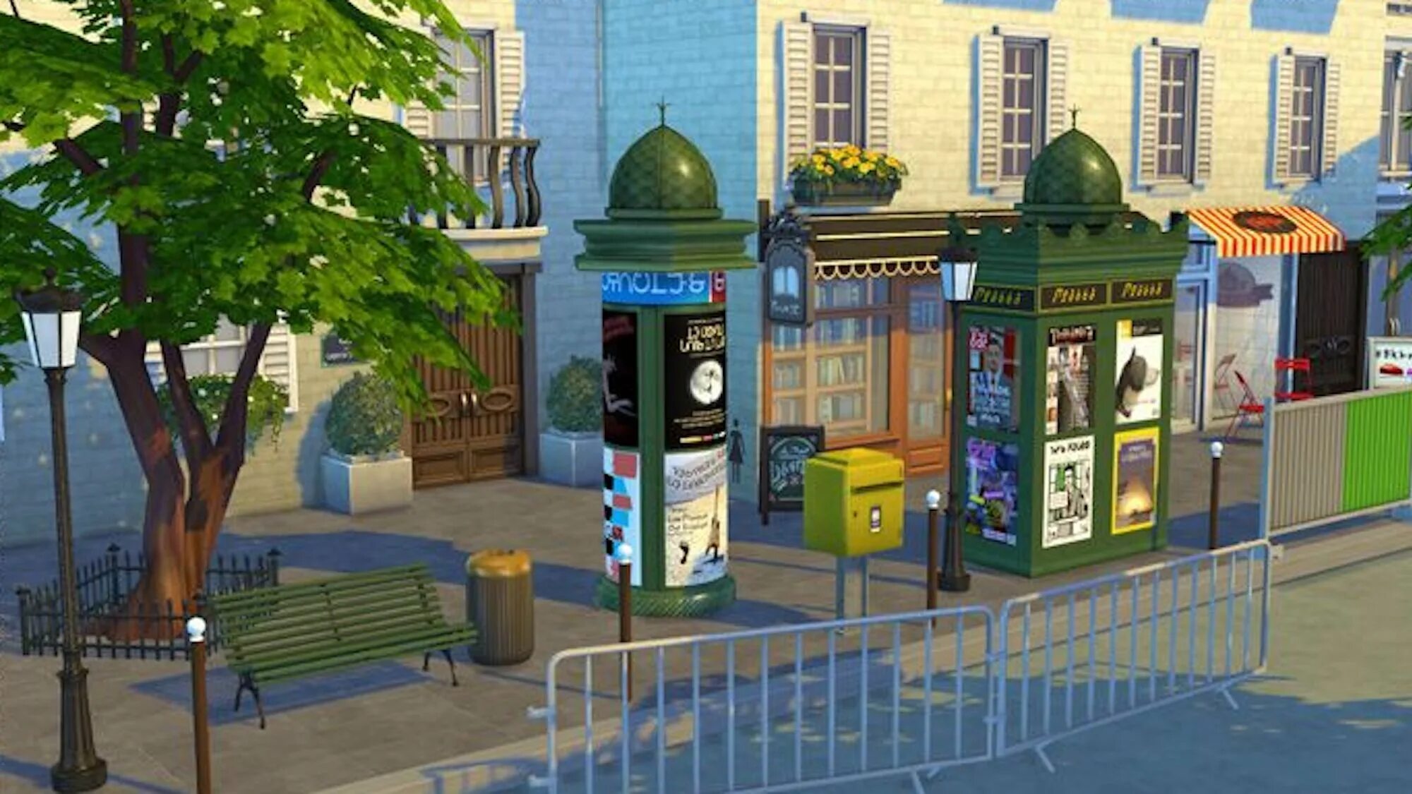 Вывески симс 4. SIMS 4 Париж. Симс 4 улица. SIMS 4 Street. Улица с магазинами в симс 4.