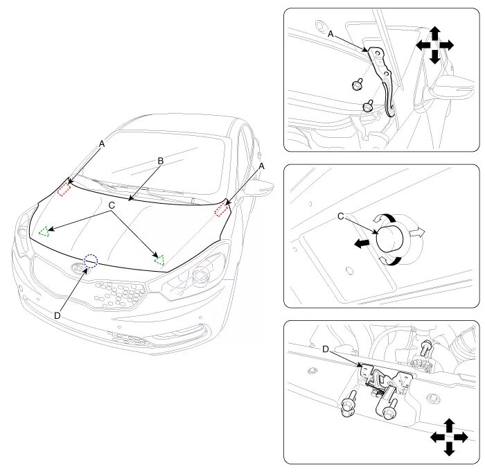 kia ceed 2013. Электросистема кузова \ Аудиосистема \ Компоненты и их расположен