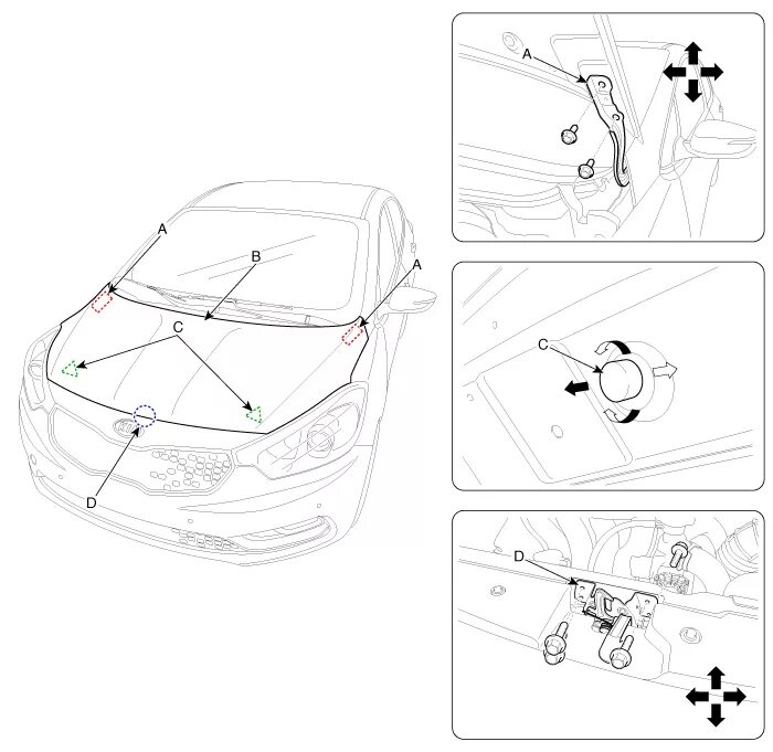 Устройство киа рио 3. Проводка датчика капота Kia Ceed 2. Киа Церато 3 габариты капота. Замок капота Киа Оптима 2016 год схема. Габариты капота на Киа Церато 2.