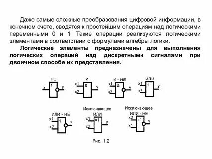Элементы схемотехники