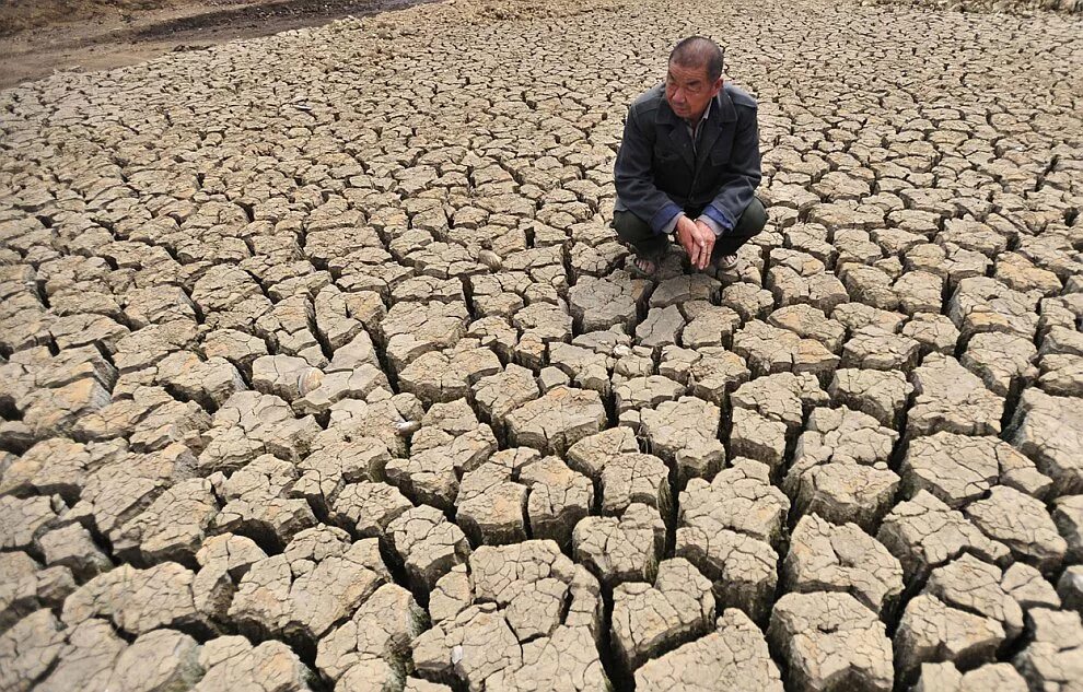 Опустынивание земель в Китае. Засуха в Китае. Дефицит воды в Китае. Великая засуха.
