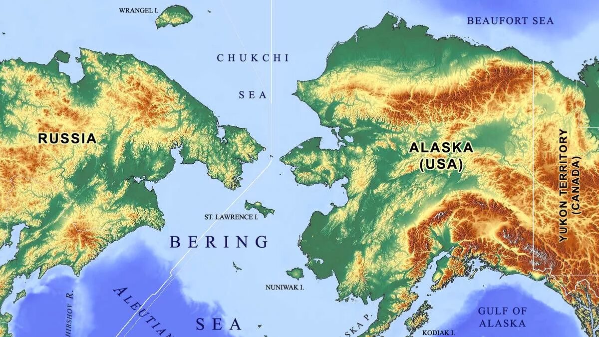 Пролив отделяющий северную америку от евразии называется. Берингов пролив. Карта Берингова пролива и Аляски. Северная Америка Берингов пролив. Берингов пролив на карте.