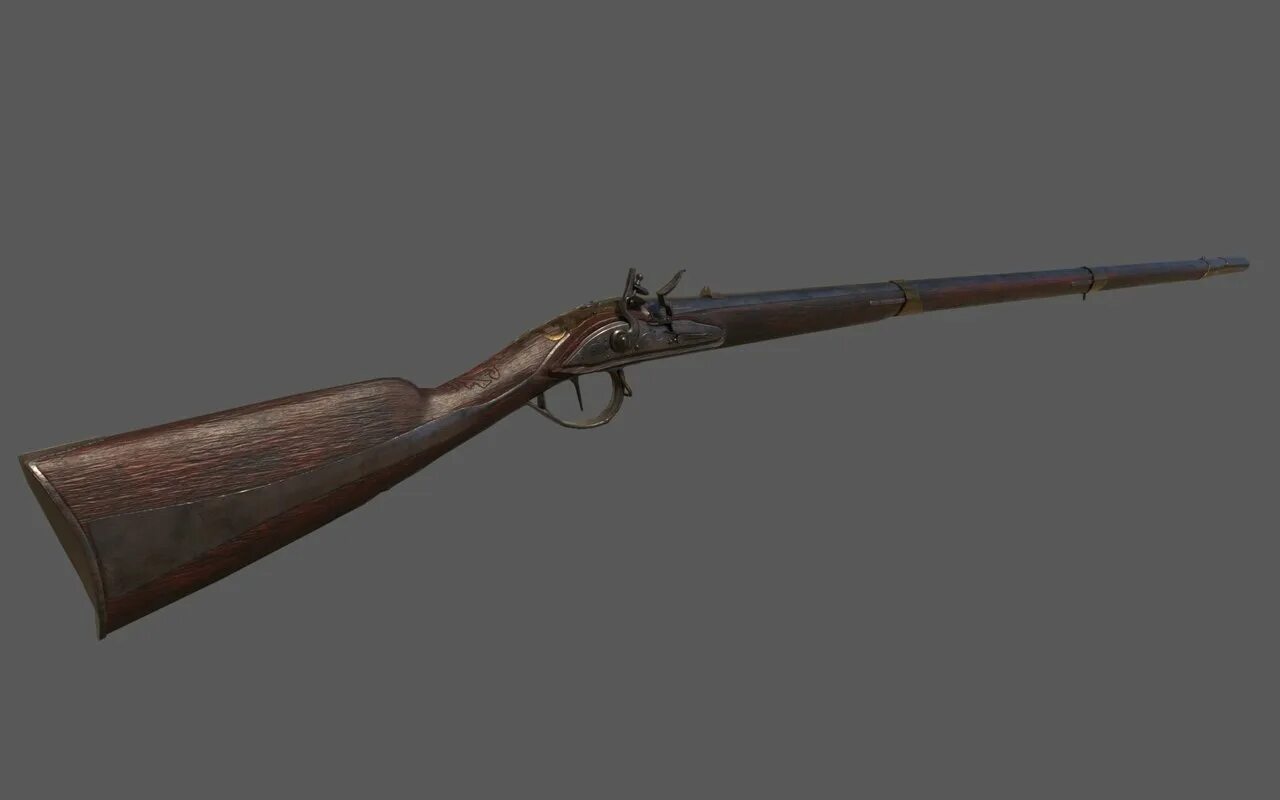 Мод на мушкеты 1.16 5. Flintlock musket 3d model. мушкет 3д модель. модель мушкет лоу поли. musket 3d model.