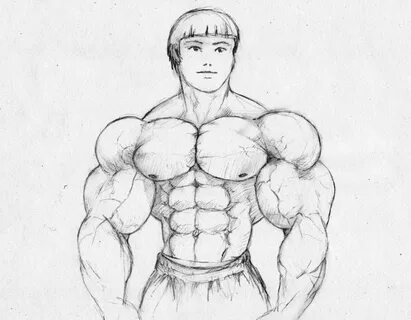 Качок рисунок карандашом