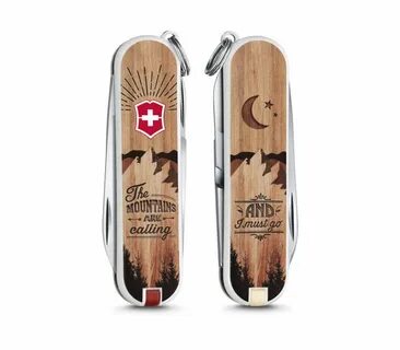 Нож-брелок Victorinox Classic LE 2016, 58 mm "The Mountains are Calling" (0.6223