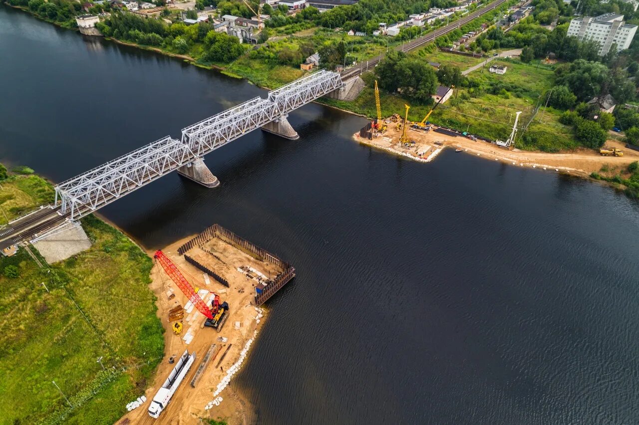 Западный мост в Твери. Западный мост Тверь 2022. Западный мост через Волгу в Твери. Новый мост в Твери через Волгу.