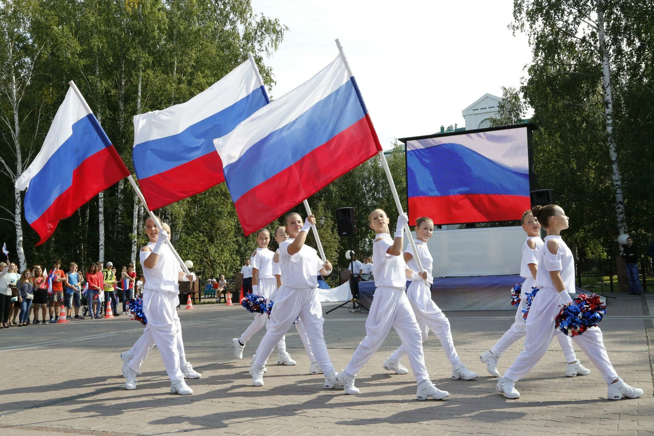 Флаг россии для улицы. День России празднование. Флаг России праздник. Празднование дня флага России. Патриотические праздники.