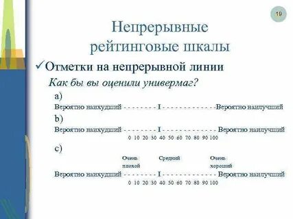 Непрерывная шкала