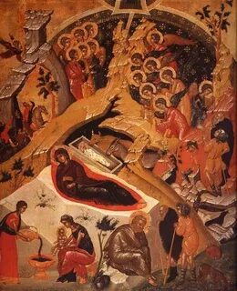 Икона праздника рождества