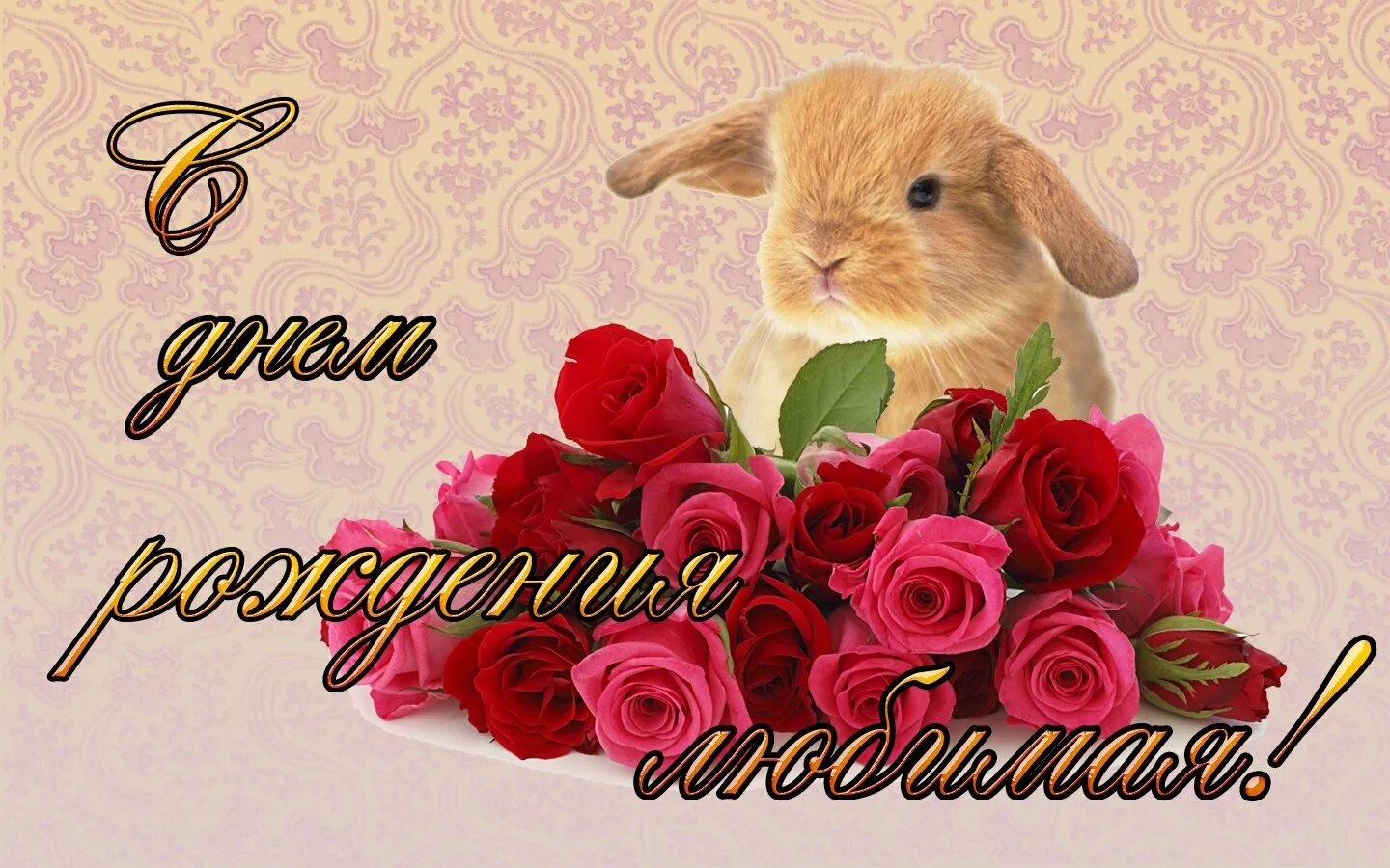 С днем рождения любимой женщине