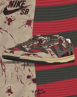 Nike sb freddy krueger
