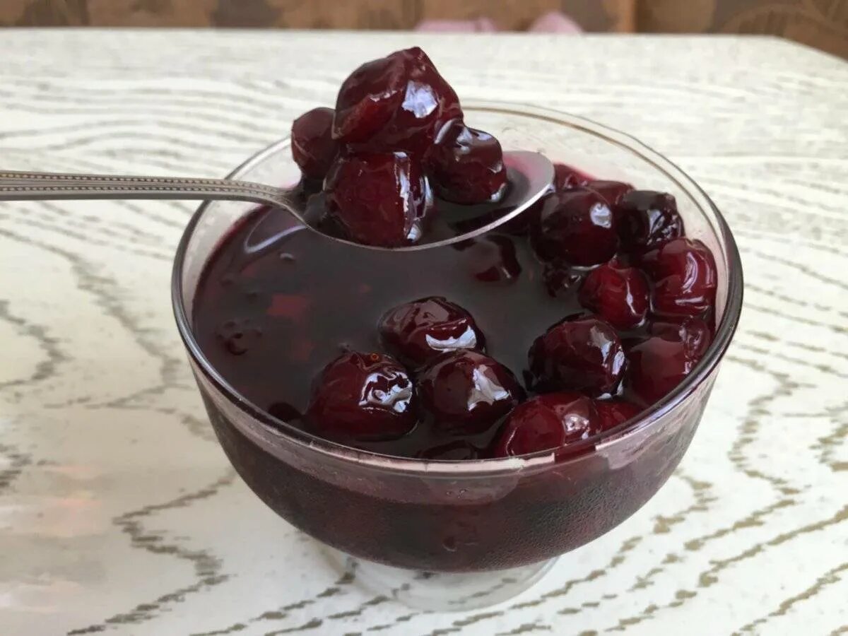 Черешня варенье с косточками рецепт