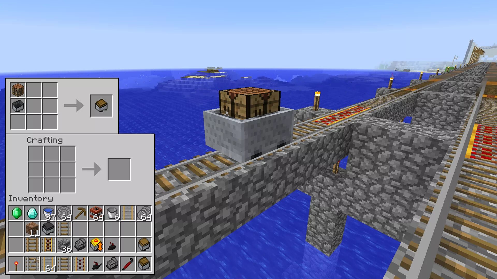 Мод на крафты 9 на 9. Крафт рельс 1.12.2. мод railcraft 1.12.2. рельсы крафт 1.16.5. рельсы railcraft.