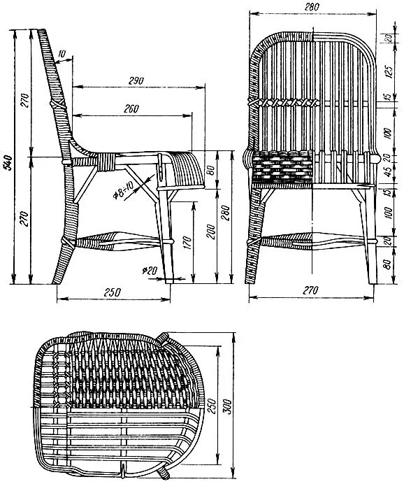 Размеры ротанга. Плетем мебель из искусственного ротанга своими руками. Чертеж плетеного кресла. Чертежи каркасов мебели из ротанга. Плетеные кресла из лозы чертежи.