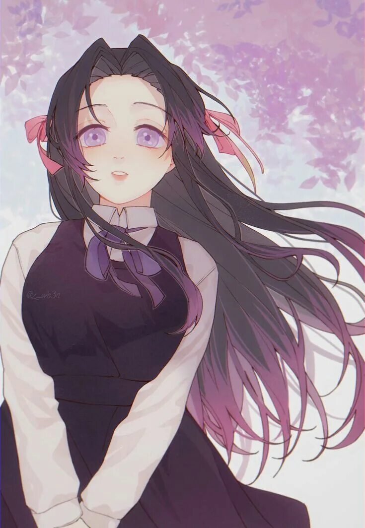 Сестра шинобу клинок рассекающий демонов. Канаэ клинок рассекающий. Канаэ кочо. Аниме клинок рассекающий канаэ. Канае кочо.