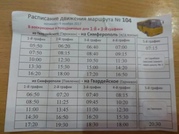 Расписание 104 автобуса барнаул