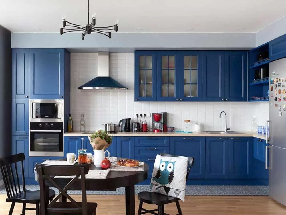 Синяя кухня. Favourite - 1523-6p Tropfen. Люстра подвесная 1523-6p. Голубая кухня Прованс Антарес. Кухня хофф голубая.