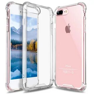 For iPhone 7 Case Crystal Clear Shockproof Cover Transparent Soft TPU Cases...