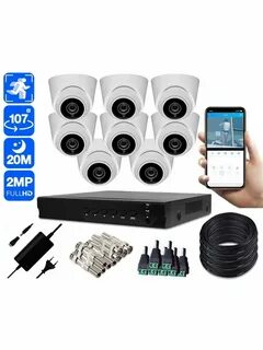 1.Регистратор видеонаблюдения 8 канальный (гибридный)Xmeye-1шт2.Камера Виде...