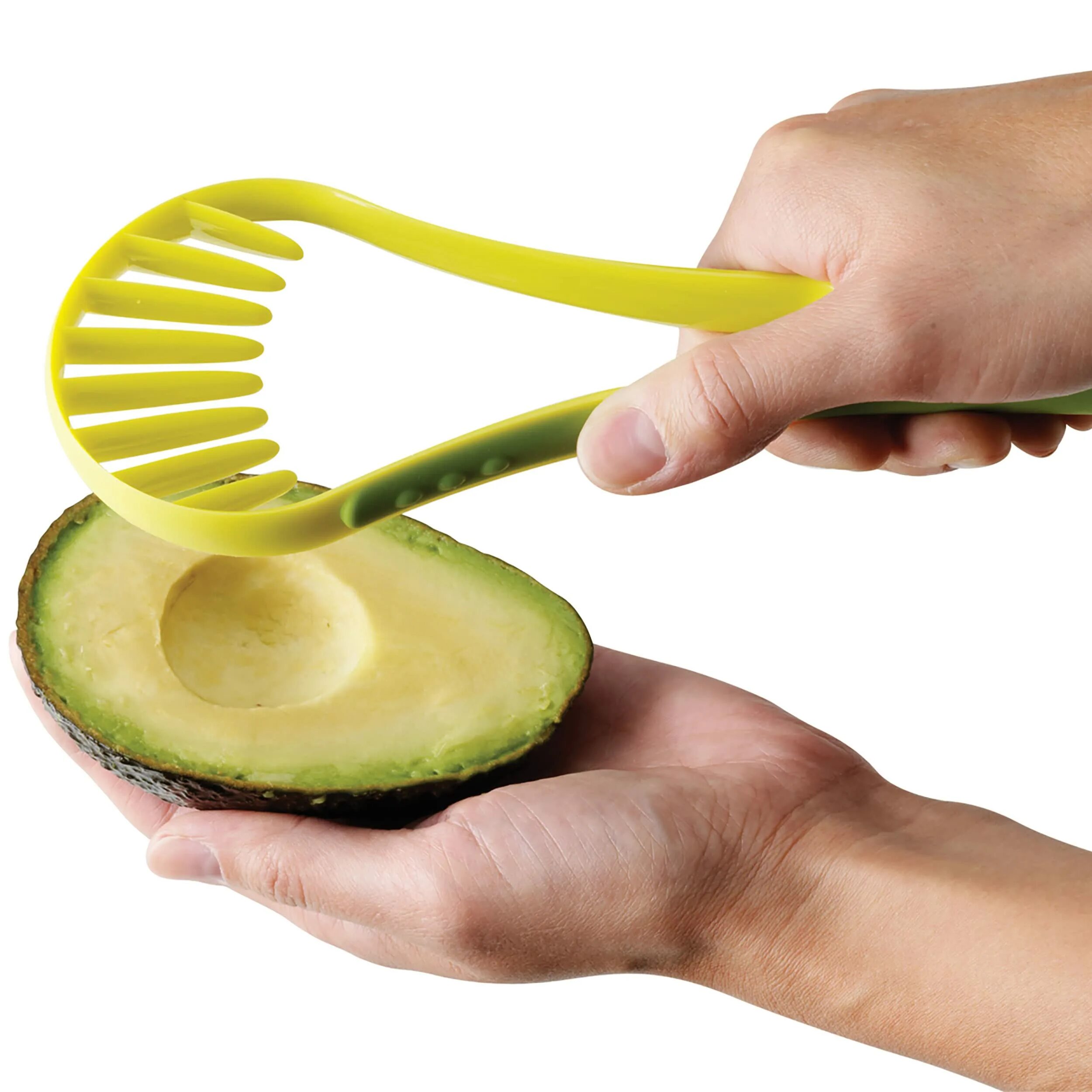 Sliced through