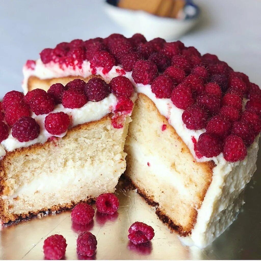 Торт с малиной рецепты с фото