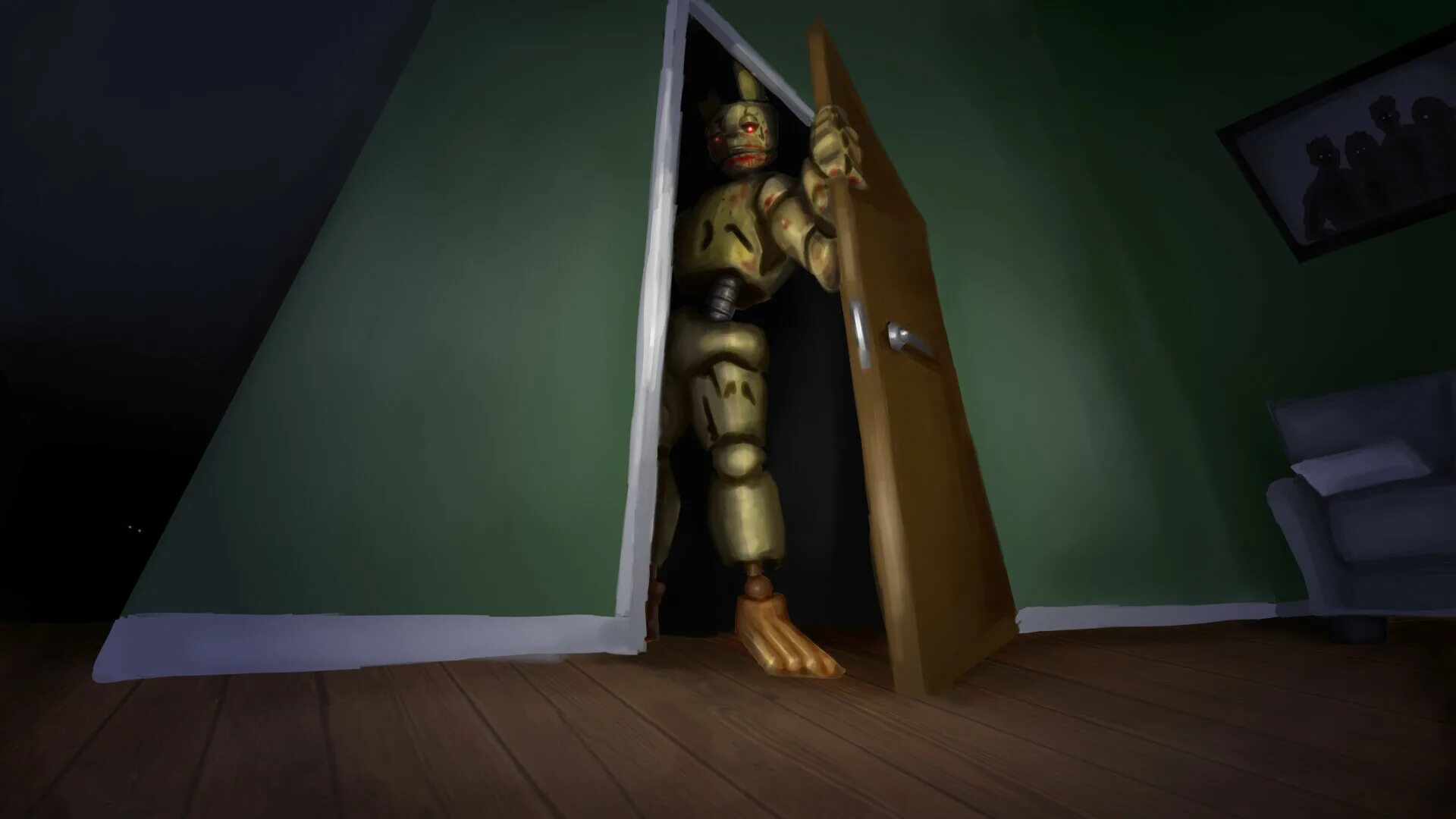Винди игра хоррор. Винди 31 и спрингтрап. fnaf спрингтрап арт. спрингтрап в дверном проеме эдит. спрингтрап арт на аву.