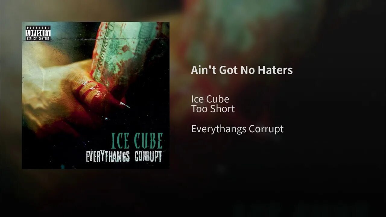 Ain't got no Haters. Ain't got no Haters Ice Cube. Ice cube down down