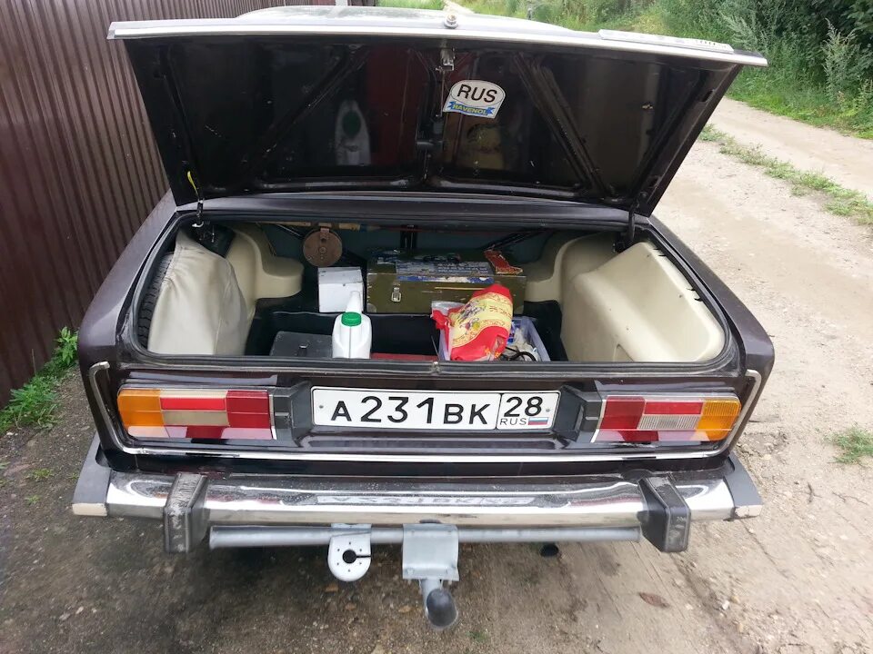обтянул багажник)) - Lada 21063, 1,6 л, 1995 года тюнинг DRIVE2