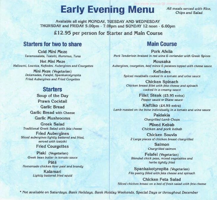 Gr меню. The greeks меню. greeks ресторан меню. early bird menu. the golden chippy menu.