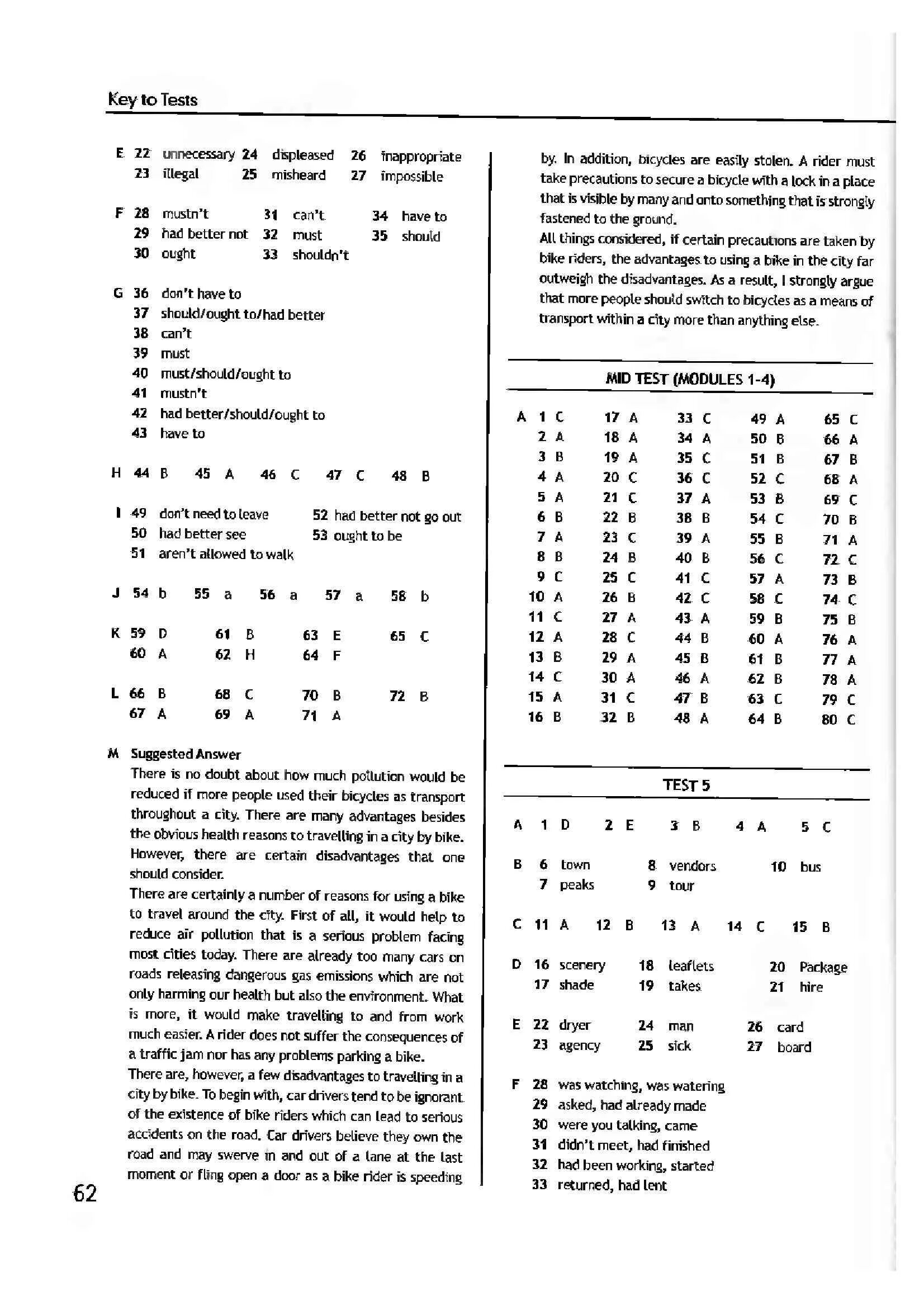 Спотлайт 8 класс тест ответы