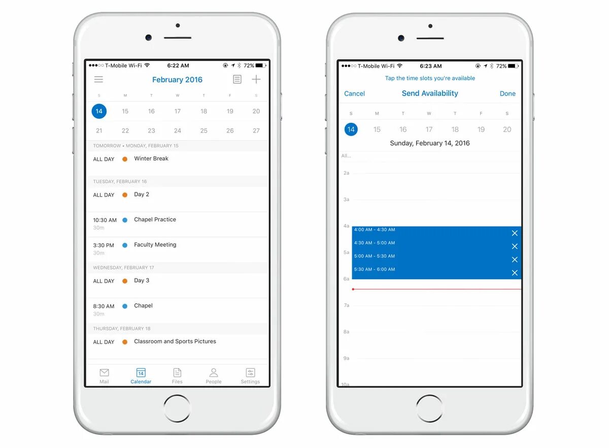 Как сделать график в календаре айфон. Outlook ipad. календарь outlook на iphone. уведомления outlook в айфоне. ios стандартный календарь.