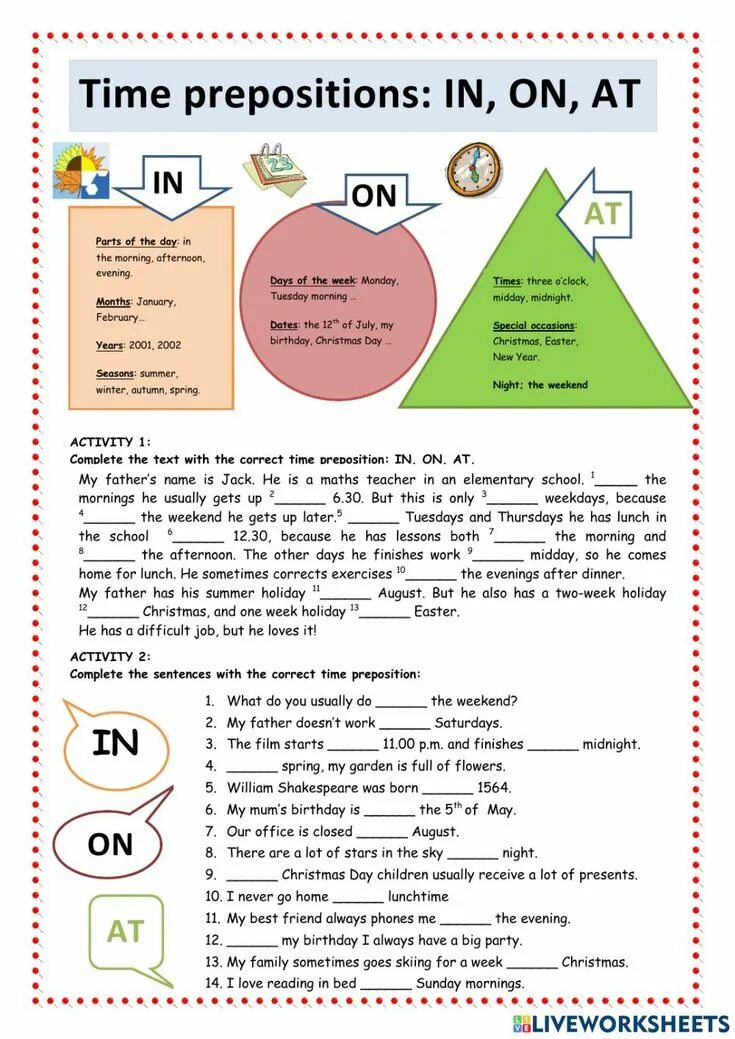 At on in prepositions of time test. In on at в английском языке worksheets. предлоги at in on worksheets. worksheets english предлоги on at in. prepositions of time в английском языке.