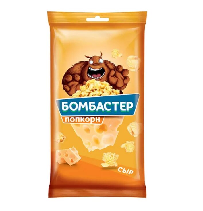 бомбастер сырный попкорн 80г.