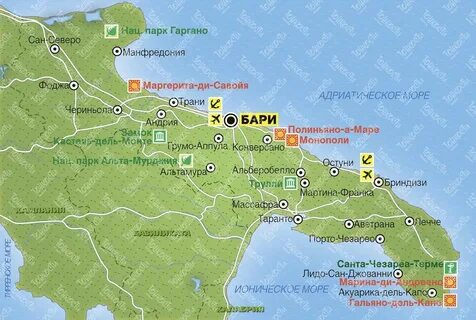 Курорты на букву т