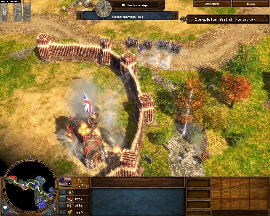 Age of Empires III the Warchiefs. Empire 3.2.3 example.