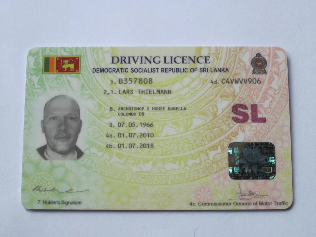 Driving License Sri Lanka. Sri Lanka Driver License. Шри ланка срок действия
