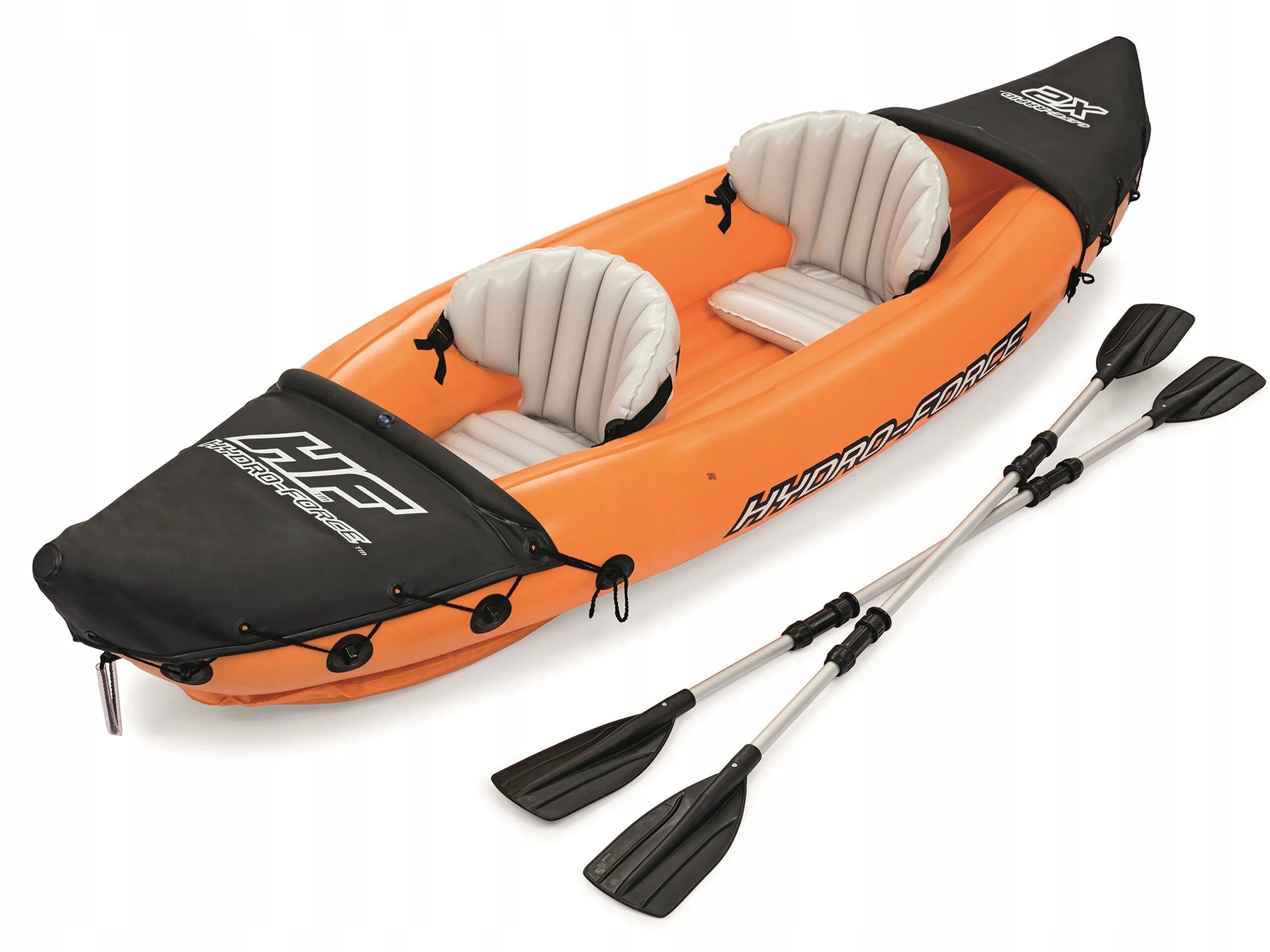 Байдарка Bestway Hydro-Force Lite-Rapid x2. Байдарка Lite-Rapid x2 Kayak. Байдарка Lite-Rapid x2 Kayak, 2 местная, вёсла 218 см, до 160 кг, 321 х 88 х 48 см. Bestway 65077.