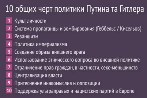 Признаки фашизма