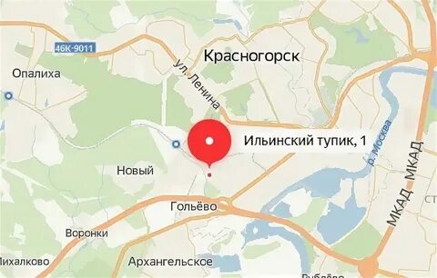 Сколько км от москвы красногорск московская область