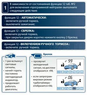 Настроить сигнализацию старлайн на автозапуск с брелка